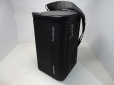 Bose SoundDock Portable Speaker Travel Case Bag Black Nylon Soft Shoulder Strap