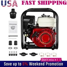 2 Inch 163CC 158GPM Heavy Duty Clean Water Pump Gasoline Engine 7.0hp 4-Stroke