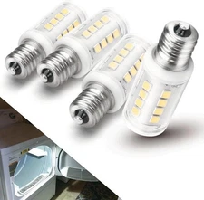 WE05X20431 LED Dryer Drum Light Bulb 3W 300Lm, E12 10W 25W 40W Equivalent Applia