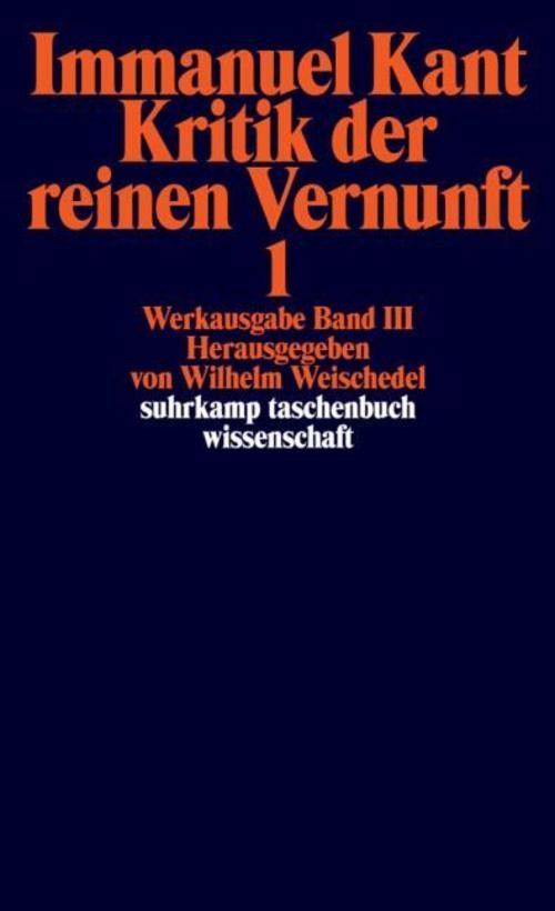 Werkausgabe in 12 Bänden Immanuel Kant