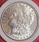 1885 Morgan Silver Dollar – 90% Silver – Philadelphia Mint – Brilliant Un(6-26)