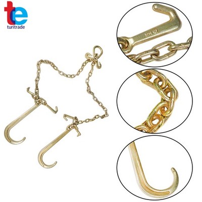 With Grab Hooks 3' T- Hook & J-Hook 15'' Large J Hooks 5/16'' V-Chain Bridle G70