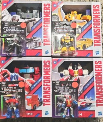Transformers  Optimus Prime Bumblebee Starscream & Megatron 8 piece Lot 