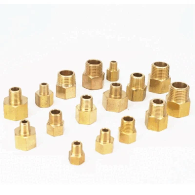 WHS MM METRIC Male to Female Reducer Bushing Coupler Brass Thread Fitting Adapter