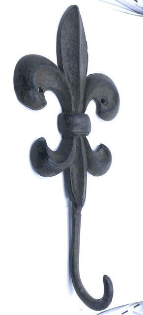 Cast Iron Fleur De Lis Coat Hook Wall Mount Rustic Home Decor Set Of 3 Cast Iron Fleur De Lis Coat Hook Wall Mount Rustic Home Decor Set Of 3