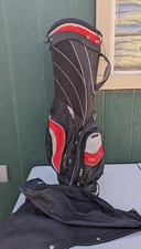 INTECH Cool Zone Golf Club Carry Bag 7 Way Divider - Lots Of Pockets! Red/Black