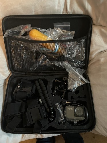 Go Pro 20+ Piece accessory Kit and Bag. Waterproof Case And Tri-pod. No ...