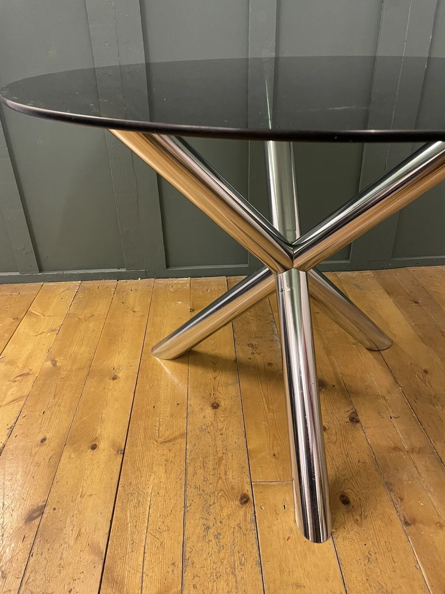 Retro glass dining table deals