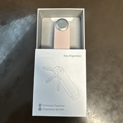 Orbitkey ACTO-2 Rubber Key Organizer, w/Proof Carry 2-7 Keys, Dusty Pink