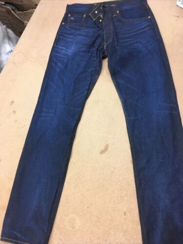 RRL Buckle Back Distressed Zip Fly 32 m32_0823 | eBay 