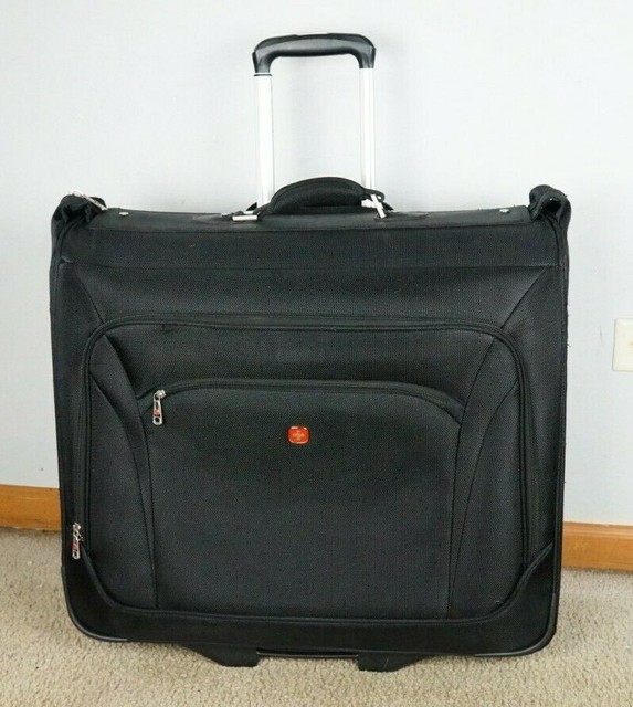 swissgear zurich spinner wheeled garment bag black