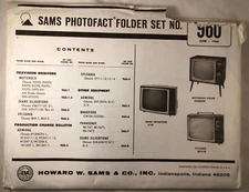 SAMS PHOTOFACT FOLDER SET NO. 960, 1968, SCHEMATICS & SERVICE MANUALS