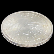 Moneta 1000 lire italiane 100° anniversario Roma Capitale 1970 Concordia Argento