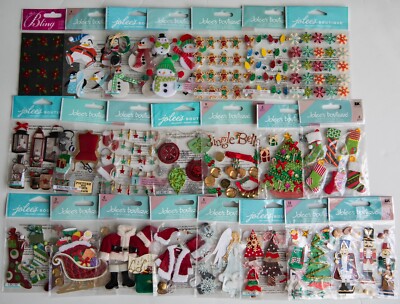 Jolee's Scrapbooking Stickers, CHRISTMAS Theme, You Pick, some Rare!
