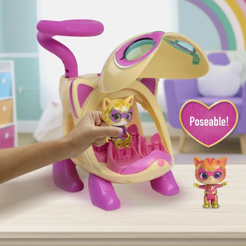 NEW! Disney Super Kitties Su-Purr Charged SUPER KITTY COPTER Vehicle & Figures - Picture 6 of 6