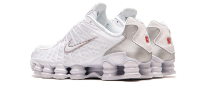Nike Shox TL White/Metallic Silver Running Shoes Mens Size 8.5 AV3595-100 NEW Nike Shox TL AV3595 100 | OVERKILL main image 4