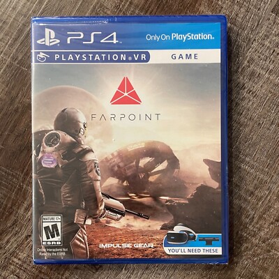 (New Sealed) Farpoint for Sony PlayStation 4 PS4 2017 PSVR VR by Impulse Game