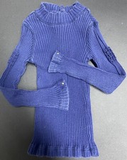 Adorable Navy 2A Eliane Et Lena Paris Long Sleeve Dress EUC.