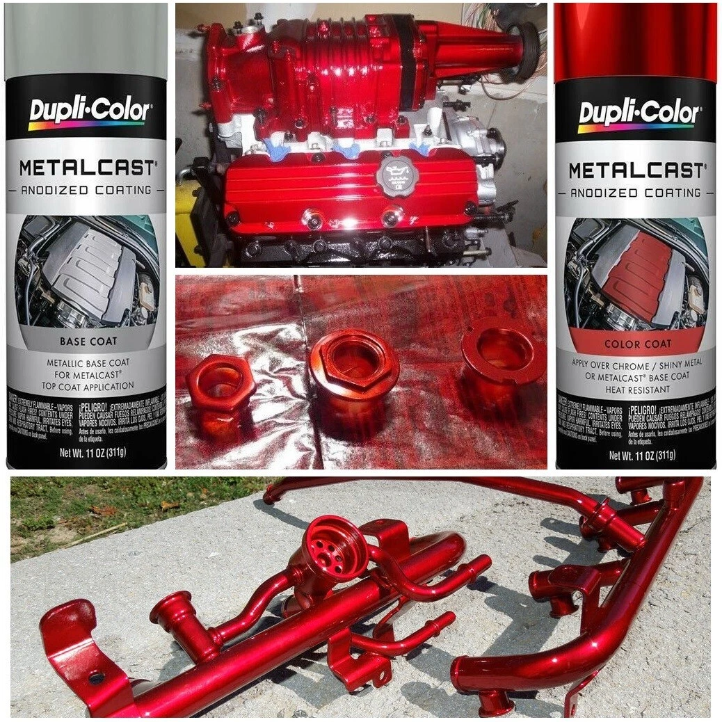 Red anodized top