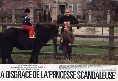 Clipping Presseschnitt 1986 Marie Christine de Kent (4 Seiten)
