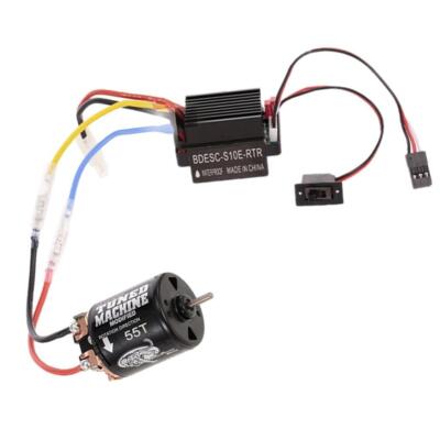 Brushed 540 55T Motor & 320A Regler Drehzahlregler Set für 1/10 RC Crawler