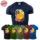 Halloween Pumpkin Cat Funny Men's T-Shirt Horror Classic USA Gift New Tee S-3XL