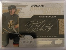 2019-20 UD Engrained Rookie Signature Shots Auto Jimmy Schuldt /249 Upper Deck !