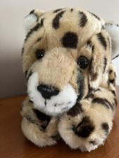 Vintage Animal Alley Plush Cheetah Cub Jungle Leopard Spot Real Life Stuffed 17  