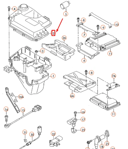 NEU AUDI A6 C6 SICHERUNGSKASTENABDECKUNG VORNE RECHTS LHD 4F1907613 OEM - Bild 6 von 8