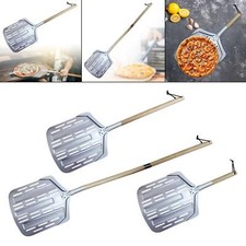 Aluminum Pizza Peel, Pizza Spade, Durable Oven Accessories, Baking Tool, Wooden