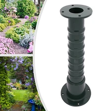 Water Pump Raised Base, Hand Water Pump Stand Green 12mm/0.5in for Parks, Yards