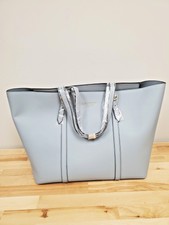 Charlotte Lou Soho Shopper Tote - Color Light Blue