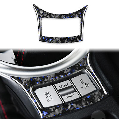 Genuine Carbon Fiber Center Console Switch Panel Trim for Subaru 2017-2019 BRZ