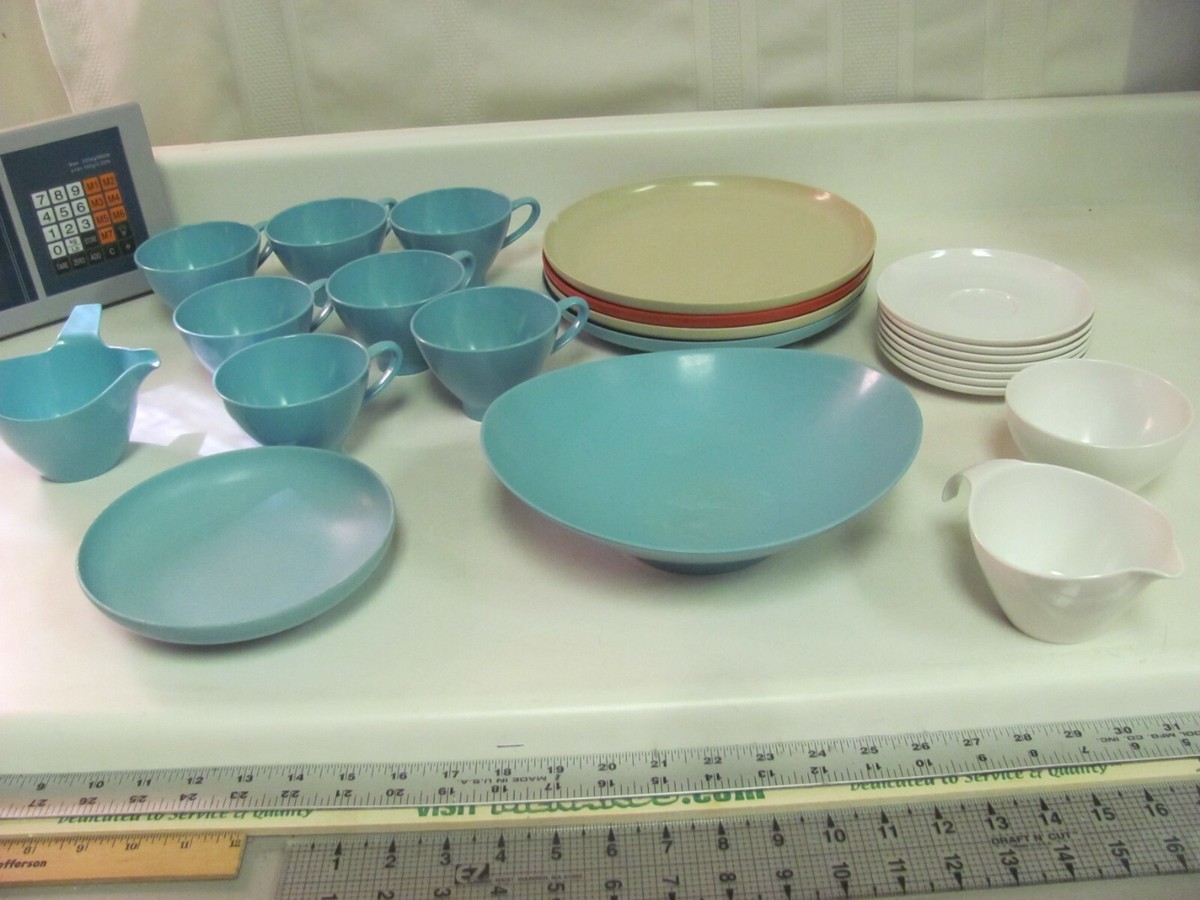 23 PCS Florence by Prolon Dish Set, Vintage Melmac Various Dishes Mix Match  Set
