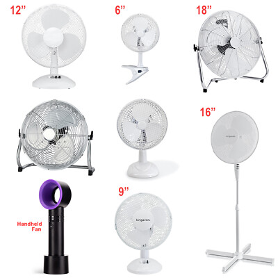 STANDVENTILATOR SCHREIBTISCHVENTILATOREN OSZILLIEREND STEHEND HOME OFFICE 2,3 GESCHWINDIGKEITEN
