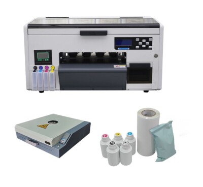 For T shirt, Sportswear,garments High quality A3 DTF Printer With Oven 1set