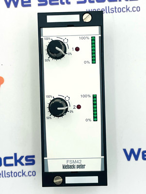 KIEBACK & PETER FSM42 Control Switch Module