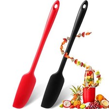 2 Pack Silicone Jar Spatula Jam Spreader for Peanut Butter Baking Cake Icing