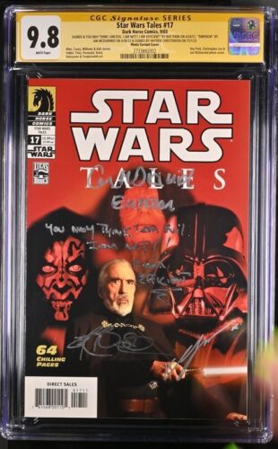 Star Wars Tales 17 Photo Variant CGC 9.8 Signed By Park, McDiarmid & Christensen - Picture 1 of 2