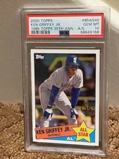 2020 Topps Ken Griffey Jr PSA 10 1985 35th Anniversary Card NEW CASE LOW POP