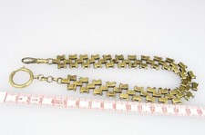 Catena Orologio da Tasca 34cm "Liberty" Ottone+Rivetti Germany 1930s