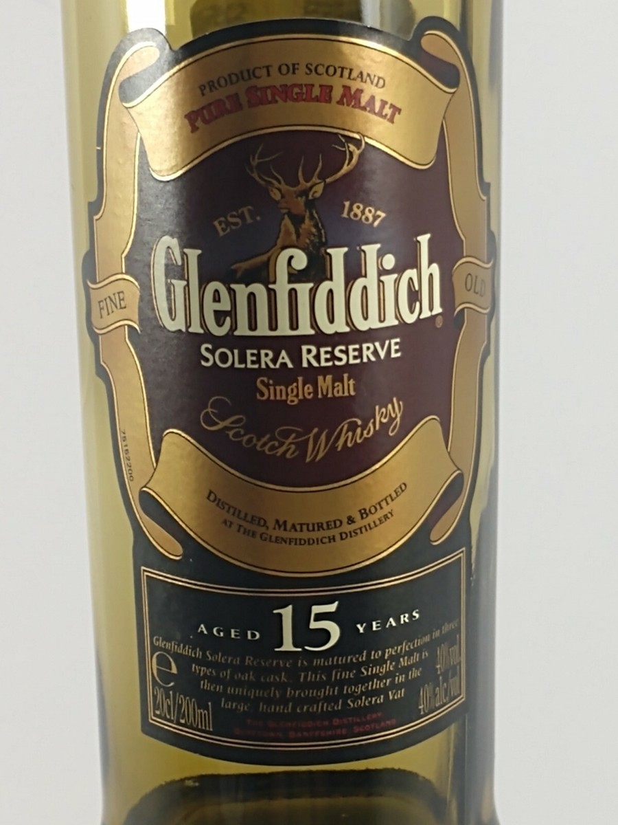Glenfiddich Single Malt Scotch Whisky Unique Solera Reerve
