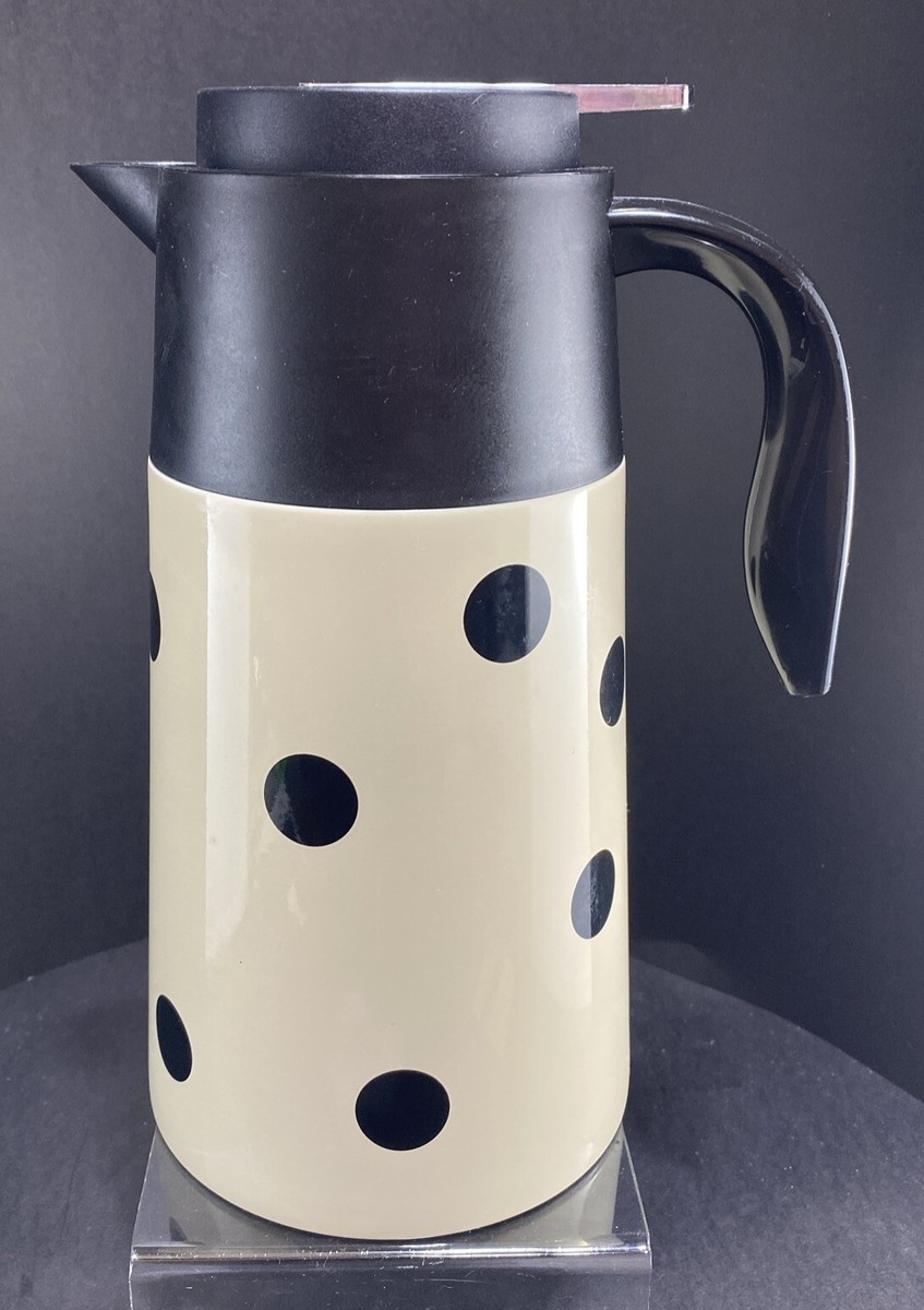 HTF Lenox Kate Spade Coffee Carafe All In Good Taste Ivory
