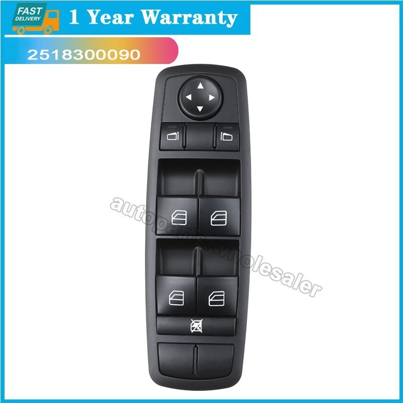 Master Power Window Switch For Mercedes Benz ML320 ML350 ML63 Front Driver Side - Image 3 of 4