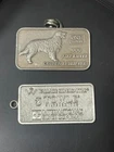 Vintage Towle Silversmiths 1 oz Silver Bar & 1 oz Golden Retriever Silver Bar