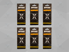Areon X Version Vanilla Duftbaum Lufterfrischer Vanille Autoduft, 6x