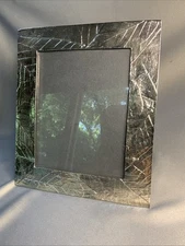 Large 7” X 9” Michael Aram ‘Forest Leaf’ Silver Frame