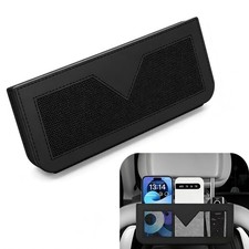 Car Storage Pocket Leather Car Side Pocket Organizer, Multifunctional Seat Ga...