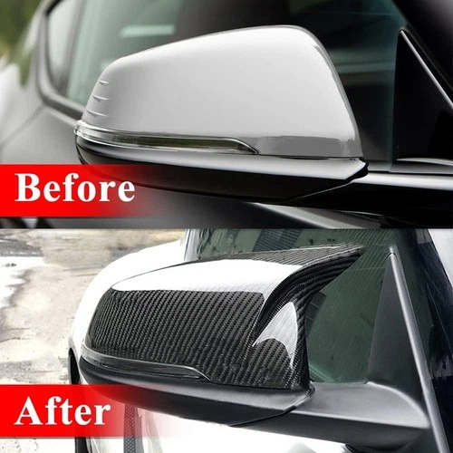 Carbon Fiber Replacement Mirror Covers Caps Fits For 20-25 Toyota Supra A90