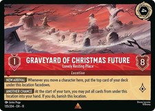 Disney Lorcana Winterspell - 135 Graveyard of Christmas Future, Rare Non Foil